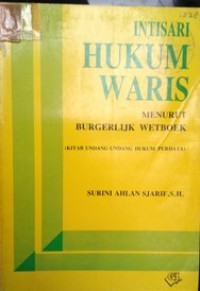 Image of INTISARI HUKUM WARIS